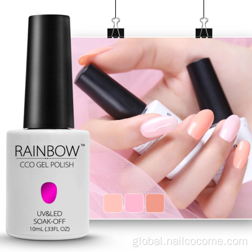 Painting Gel For Nail Art CCO rainbow nail gel polish uv gel wholesale price hot selling with fashion colors Manufactory